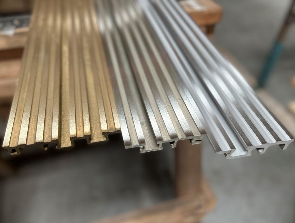 Brass, nickel silver, stainless-steel elevator sills