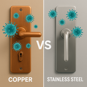 copper vs stainless steel antimicrobial properties