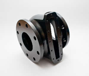 Sand Cast Ductile Iron Coated Part