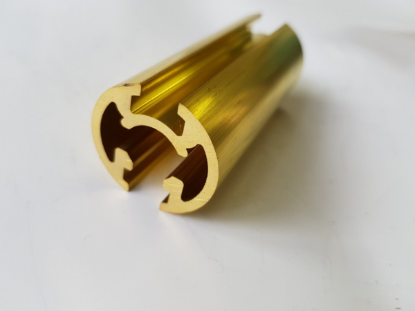 Custom Brass Handrail Extrusion